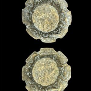 Vintage Gold Decorative Plates